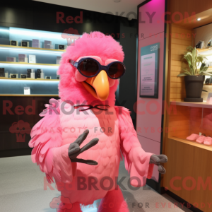 Maskottchenkostüm Pink...