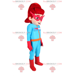 Mascota de super heroína - Redbrokoly.com