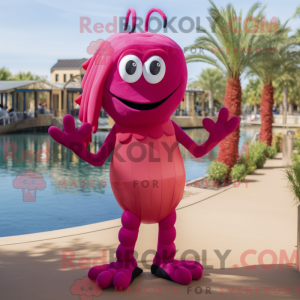 Postava maskota Magenta...