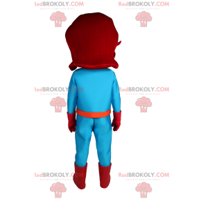 Mascotte super eroina - Redbrokoly.com