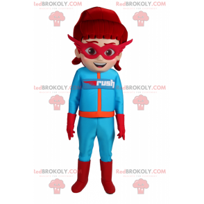 Mascota de super heroína - Redbrokoly.com