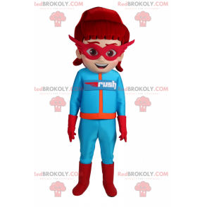 Mascotte super eroina - Redbrokoly.com