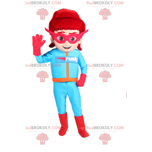 Super heldin mascotte - Redbrokoly.com