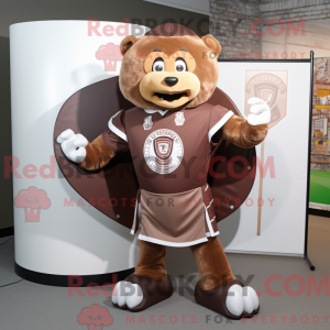 Brun Celtic Shield maskot...