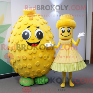 Lemon Yellow Burgers maskot...