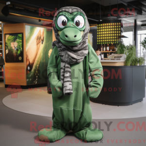 Skovgrøn Anaconda maskot...