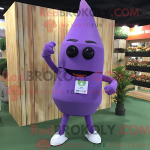 Purple Celery mascot...