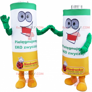 Mascotte di duo di batteria - Redbrokoly.com