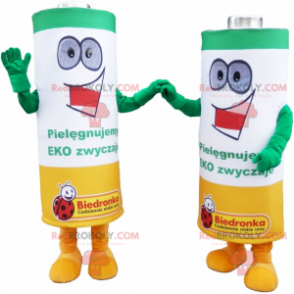 Batterij duo mascottes - Redbrokoly.com