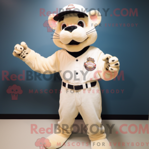 Cream Panther mascot...
