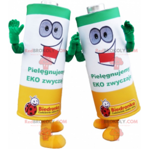 Batterij duo mascottes - Redbrokoly.com