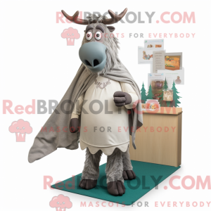 Costume de mascotte d élan...