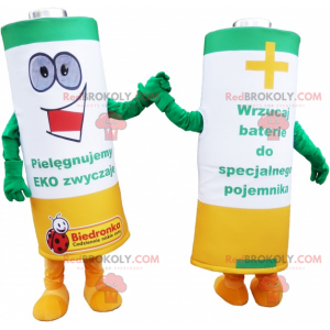 Mascottes duo de piles - Redbrokoly.com