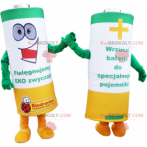 Mascottes duo de piles - Redbrokoly.com