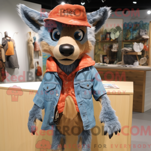 Dingo maskot drakt-karakter...