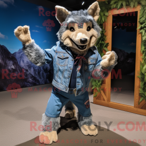 Dingo maskot drakt-karakter...