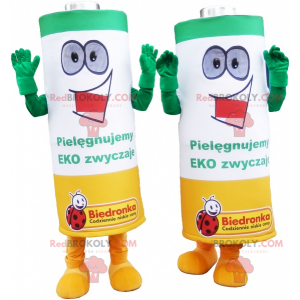 Mascottes duo de piles - Redbrokoly.com