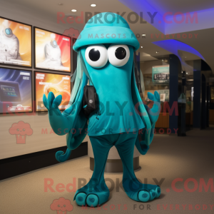 Disfraz de mascota de Teal...