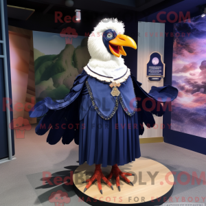 Navy Chicken mascot costume...
