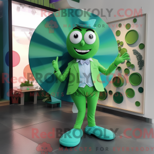 Green Plate Spinner maskot...