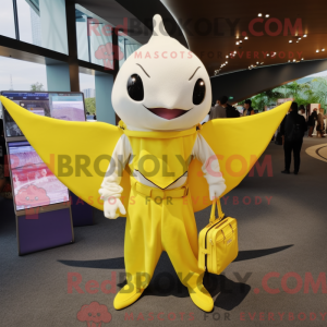 Costume de mascotte de raie...