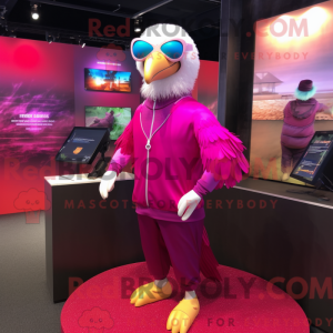Magenta Gull máscara...