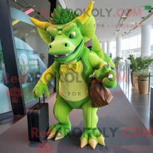 Limegrønn Triceratops...