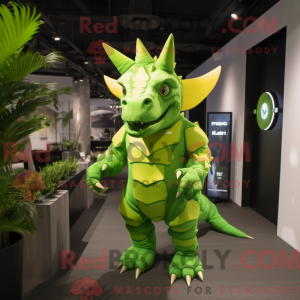 Lime Green Triceratops...