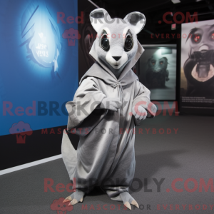 Sølv Chupacabra maskot...
