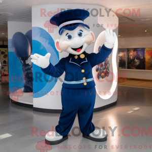 Navy Contortionist maskot...