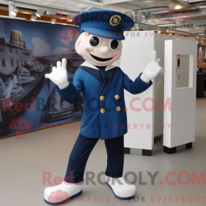 Navy Contortionist maskot...