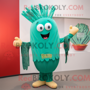 Turkis Pesto Pasta maskot...