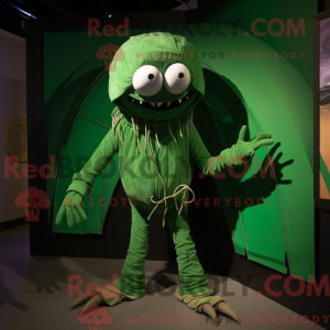 Maskottchenkostüm Grüne...