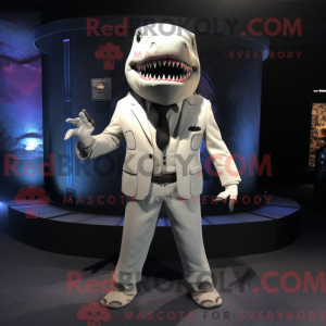White Shark maskot kostume...