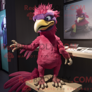 Máscara magenta do...