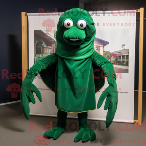 Forest Green Lobster mascot...