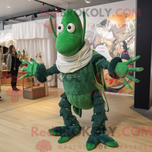 Forest Green Lobster mascot...