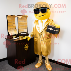 Gold Attorney mascot...