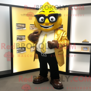 Maskottchenkostüm Gold...