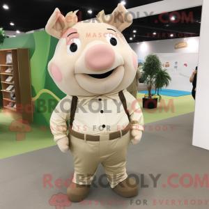 Personaggio mascotte maiale...