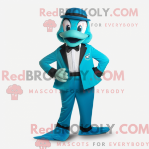 Disfraz de mascota verde...