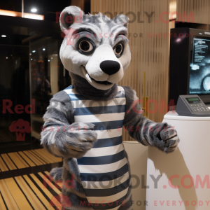 Silver Thylacosmilus mascot...