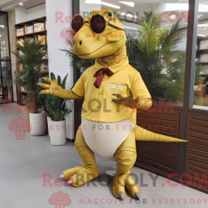 Gull Iguanodon maskot drakt...
