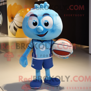 Postava maskota Sky Blue...