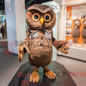 Costume mascotte de hibou...