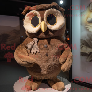 Costume mascotte de hibou...