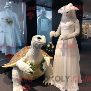 Crème zeeschildpad mascotte...