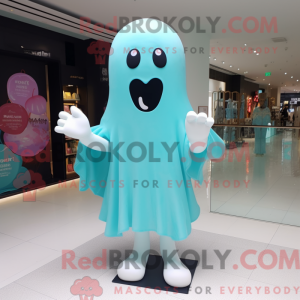 Cyaan Ghost mascotte...