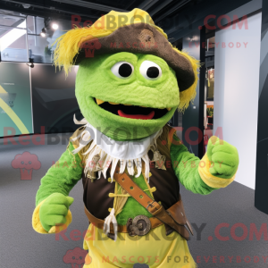 Limegrønn...