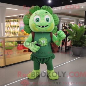 Green Cauliflower mascot...